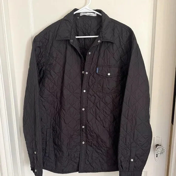 Criquet Quilted Shacket - Like New - Black - Men's Size L - Picture 2 of 5